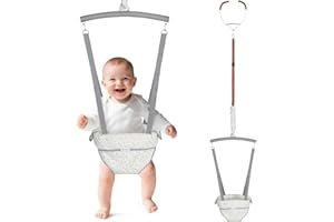 Slevoo Baby Jumper, Adjustable Baby Door Bouncer for 6-12 Months with Door Clamp Adjustable Strap, Door Jumpers for Infant Fun Activities