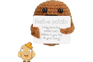 YKHSUAOU Patata positiva, patata positiva tedesco, borsa tascabile, patata positiva, regalo per donne, regalo divertente, regalo di addio