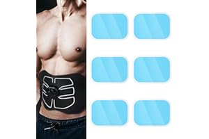 iLoxin Muscle EMS Gel Pads, Performance EMS Hydrogel Pads, Self Adhesive Body Gel Belt Pad, Gel Pads for Abs Stimulator - Set of 6