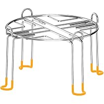 Purewell Support Pour Filtre à Eau - Acier Inoxydable 24,1x24,1x15,2 Cm Avec Pieds Antidérapants - Pour Filtres 2,25/2,9 Gallons