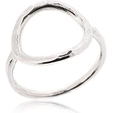 Bague En Argent 925 Ouverte - Modèle Minimaliste Et Élégant - Neuf Avec Étiquettes