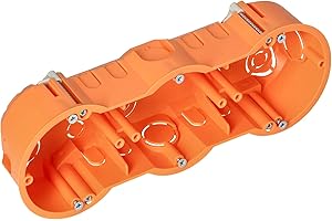 ORNO JB-13813 Cajas Empotrar Pared para Placa de Yeso Laminado Ø 60 mm (Triple)