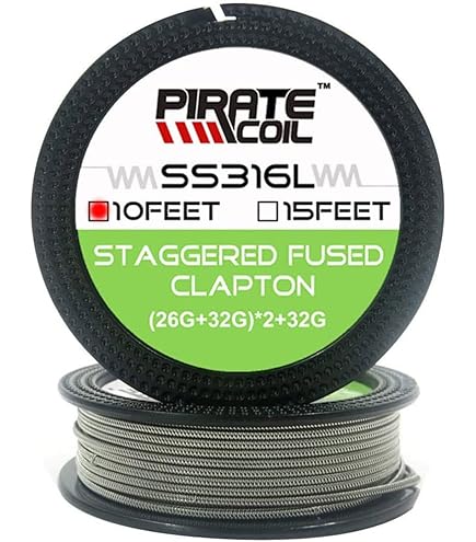 GeekVape N80 Fused Clapton Winding Wire 3 m 26 GA x 3 + 36 GA :  Amazon.co.uk: DIY & Tools