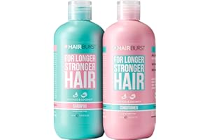 HAIR BURST HAIRBURST Shampoo and Conditioner Set - Sulfate Free Hair Growth and Thickening Treatment for Women - Coconut and Avocado Scented - Suitable for All Hair Types, Promotes Strong and Healthy Hair