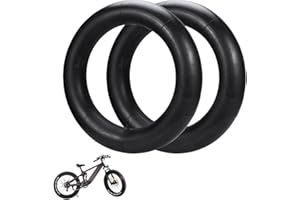 FASTVERT 20x4.0 Chambres à air pour vélo Fat Bike (Lot de 2) avec Valve Schrader AV35 - Idéales pour vélos électriques à Gros pneus et VTT