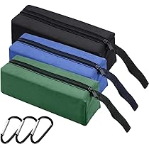 3-teilige Werkzeugtasche Set Aus Segeltuch - Wasserdichte Mehrzweck-Taschen Mit Reißverschluss