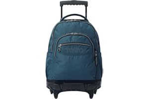 TOTTO - Mochilas Escolares con Ruedas, Capacidad 26 L, Diferentes Modelos, con Bolsillo para PC, Manija Telescópica, Bolsillos Laterales Botella, Correas Ergonómicas, Estampados Únicos