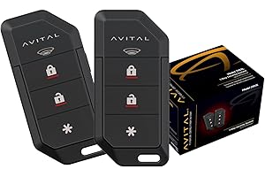 Avital 3103L 1-Way Automotive Security System with Two 4-Button Remote Controls