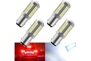 KAIDENGZHE 4 pz Bianco 1157 BAY15D 5630 33SMD Lampadine LED per auto 900LM Super luminoso Canbus LED Luci di stop Luci di coda Lampada Luci di parcheggio Luce di backup 12-30 V 3.6 W