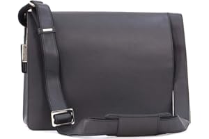 VISCONTI - Leather Messenger Shoulder Bag for Men - Medium/Large 13 to 14 inch Laptop Bag - Work Bag for A4 Notebooks - 18548 HARVARD