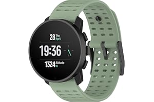 xhKJO Bracelet pour Suunto 9 Peak Pro/Suunto 9 Peak Strap, Bracelet de Montre, Silicone Bracelets de Montre Armband Strap Bande Fermoir Sangle pour Suunto Vertical/Suunto 5 Peak Watch