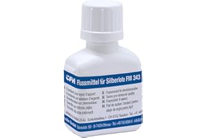 CFH Flussmittel für Silberlote FM 343 - Hartlötflussmittel 25 g, Lötpaste zum Löten von Kupfer, Messing, Rotguss und Stahl, Enthält Kaliummetaborat