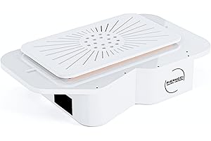 PIERUCCI WELLNESS TECHNOLOGY aspiratore unghie tavolo nails manicure, aspiratore professionale estetista, con filtro estraibile e griglia protettiva - modello Turbo 300