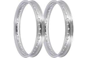 Set: 2x Fälg 1,85 x 17" Aluminiumfälg, polerad