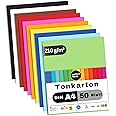 perfect ideaz 50 Sheets Coloured Art Paper, Construction Paper in A4 Size (8.27 x 11.69 in), in 10 Different Solid-Colours, 210 g/m² Quality Sheets