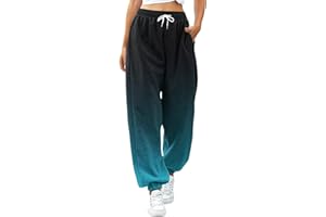 WILLBEST Sport Pants for Women Running Jogger Causal Yoga Gym Sweatpants Lightweight Loose Fit Trouser Jogging Tracksuit Bottoms Lounge Wear