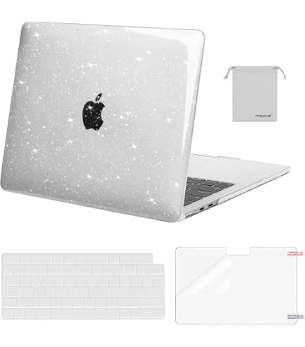 B BELK Hülle Für MacBook Air 13 Zoll (2020-2022, M1) – Hartschale Mit 3D-Marmor-Design, Inkl. Tastaturschutz & Folie