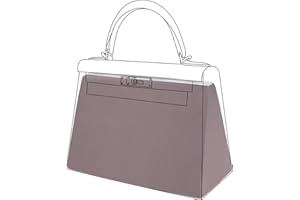 DGAZ Handbag Pillow Insert for Luxury Handbags, Memory Foam, Silky Pillow Shaper for Kelly 25/28/32/35 Bags (Konjac purple, KL28)