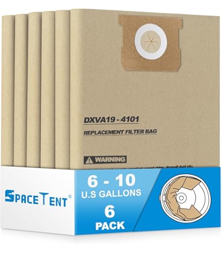 9 Sacchetti Per Aspirapolvere Shop Vac Compatibili DEWALT 6-10 Galloni – Carta DXVA19-4101 - Foto 2