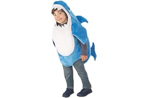 BOVOSHA Halloween Costumes for Kids Boys Girls Costume Shark Romper Hooded Bodysuit Animal Cosplay for Role Play Stage Halloween Party