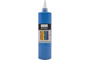 SÜDOR Peinture acrylique 500 ml – Peinture acrylique de qualité supérieure pour artistes (bleu clair)