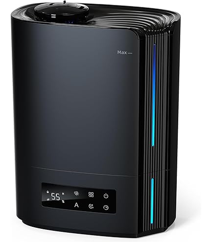 Bear Humidifier 2025, 6 Litres, Timer, Sleep Mode, Constant Humidity, Aroma Disk, Double Mouthpiece 360° Rotation, 28 dB Ultra Quiet, Suitable for