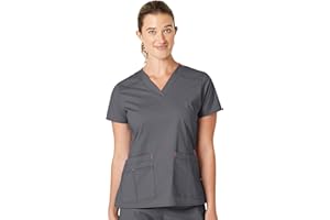 WonderWink Women's Verity V-Neck Top Medical Scrubs Shirt, Opaque