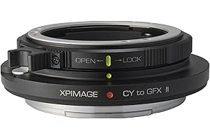 XPIMAGE Objektivadapterring kompatibel mit Contax Yashica CY-Objektiv für Fujifilm GFX-Kamera GFX50 GFX100