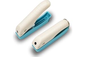 VSREI Handheld Hole Punch Mini Paper Stanzer mit Soft Grip, Rund Shape, für Paper Labels Photo Clothing Ticket DIY School DIY Crafts Scrapbook Notebook Card Making - Rund 6.6 mm