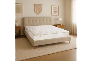 Farmarelax - Materasso Memory Una Piazza e Mezza 120x190, Alto 20 cm, Alleviamento punti di pressione, Ortopedico, Antiacaro, Anallergico e Antibatterico, 100% Made in Italy