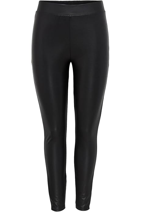 Legging Femme VERO MODA VMstorm - Haute Taille - 100% Polyester Enduit - Noos