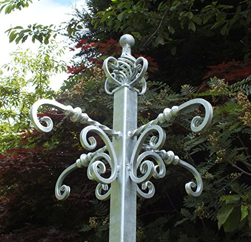 5060452320021 Ean High Quality Wrought Iron Bird Feeder Pole 2 5