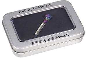 ‎KEENSO Keenso Śruba do zestawu słuchawkowego rowerowego 30/35/40/50 tytanowa śruba trzpień M6 1 1/8 Ti nasadka rowerowa akcesoria 1 szt.