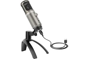 Ekasoco USB Microphone, Cardioid Condenser Computer PC Mic, Pop Filter, Shock Mount for Gaming, Streaming, Podcasting, YouTube, Twitch, Discord, Laptop Desktop,PC, iPad