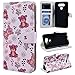 Produktbild SMART LEGEND Lederhülle für LG G6 Ledertasche Hülle 3D Relief Bunt Muster Schutzhülle Premium PU Leder Flip Wallet Case Protective Cover Innere Weiche Silikon Bookcase Handy Tasche Schale mit Kartenfächer Magnetverschluß Standfunktion Etui -- Panda