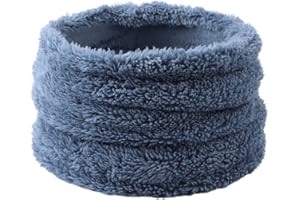 Pesaat Winter Schal Kinder Erwachsene Rundschal Mädchen Jungen Loop Schal aus Dicke Fleece Warmer Schlauchschal Flauschig Schal Damen Herren