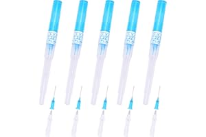 NIUSIMAN ago cannula piercing,10 pezzi misti IV catetere piercing ago 14G 16G 18G 20G 22G catetere aghi orecchio naso piercing aghi vuoti per la lingua labbro pancia capezzolo cartilagine