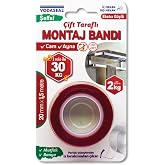 VODASEAL Montaj Bandı, Şeffaf 20MMX1,5MT
