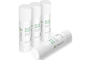 Creality Adhesivo oficial para impresora 3D, barra de pegamento para impresora 3D para cama caliente, adhesivo PVP sólido para impresión 3D para PLA/ABS/PETG/PC/PA/TPU (paquete de 4)