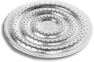 NAMAI Spartifiamma Fornelli a Gas, Acciaio, Diametro 21cm, Retina Spargifiamma Fornelli, Adatto in Lavastoviglie, Made In Italy