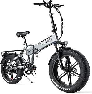 SAMEBIKE XWLX09 Fat Tire Bicicletta elettrica Bicicletta elettrica Mountain  Beach Snow Ebike 20 pollici per adulti : Amazon.it: Sport e tempo libero