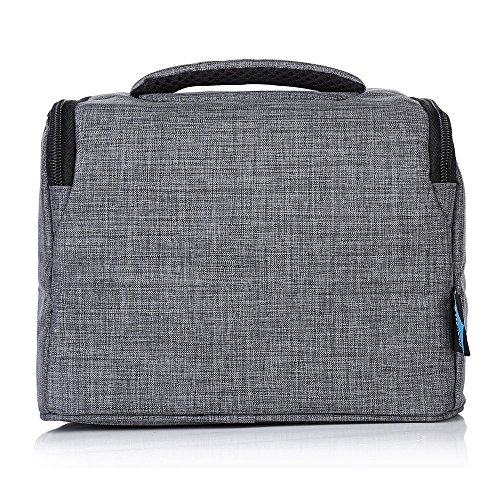 Miduxian miniI solierbox Lunch Bag Lunchbox Tasche Cool Kühltasche Picknicktasche Isoliert Thermotasche für Picknick Kälte Isolierung Freezer kann kühl halten Essen und Trinken (Schwarz ) (grau) - 2