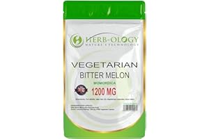 HERB-OLOGY.CO.UK NATURE'S TECHNOLOGY Herb-Ology Bitter Melon | 60 Melon Capsules - 1200mg per Serving | High Strength Bitter Melon Extract | Non-GMO, Gluten, Dairy & Allergen Free | Manufactured in The UK