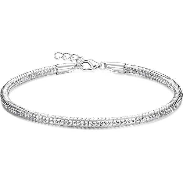 Bracelet Semainier Jonc En Argent Massif – Diamètre 6,2 Cm – Vintage, Sans Marque