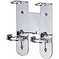 VINN DUNN Hand Wash Holder, Stainless Steel Bathroom Double Wall Shelving Brackets 300ml Bath Shower, Body Wash, Hand Lotion Bottle Chrome