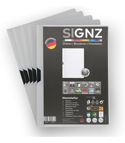 Cartella Per Curriculum Manila 3 Parti - Nero, Tessuto Lino, 400 Gr - Foto 8