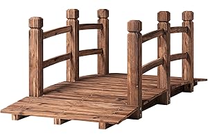 GIANTEX Pont de Jardin en Bois 