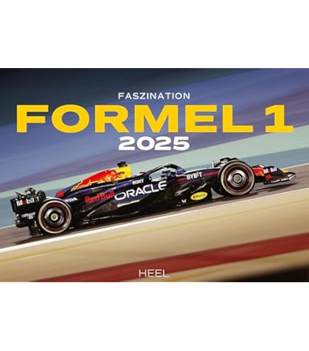 Agenda 2025 Thème Formule 1 – Planificateur Mensuel Et Hebdomadaire – Reliure Spirale Pour Fans De F1