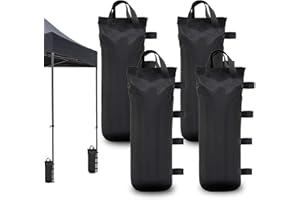 ACONDE Odważniki do pawilonu, 4 worki na piasek, 800D Oxford, wielokrotnego użytku, namiotu