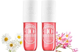 AOSEIENS Lot de 2 sprays parfumés brésiliens pour femme - Spray parfumé longue durée - Parfum pour cheveux et corps - Eau de toilette hydratante - Hydrate la peau - 90 ml